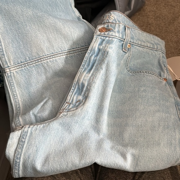 Mother Snacks High Waisted Double Stack Seamed Ankle in Just A Nibble - Picture 4 of 6